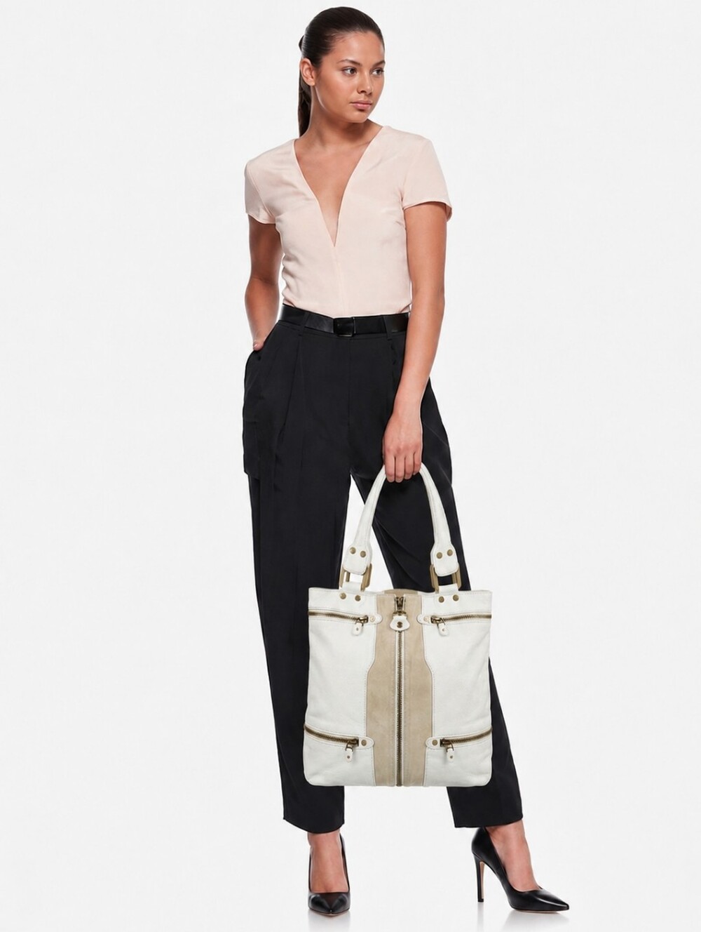 Jimmy Choo Mona Vintage Tote with COA - Picture 5 of 16
